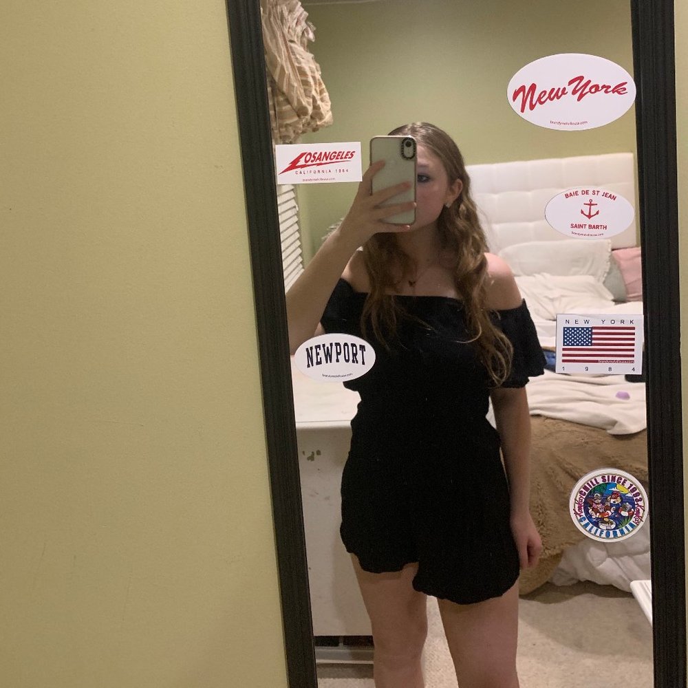 Off the shoulder romper